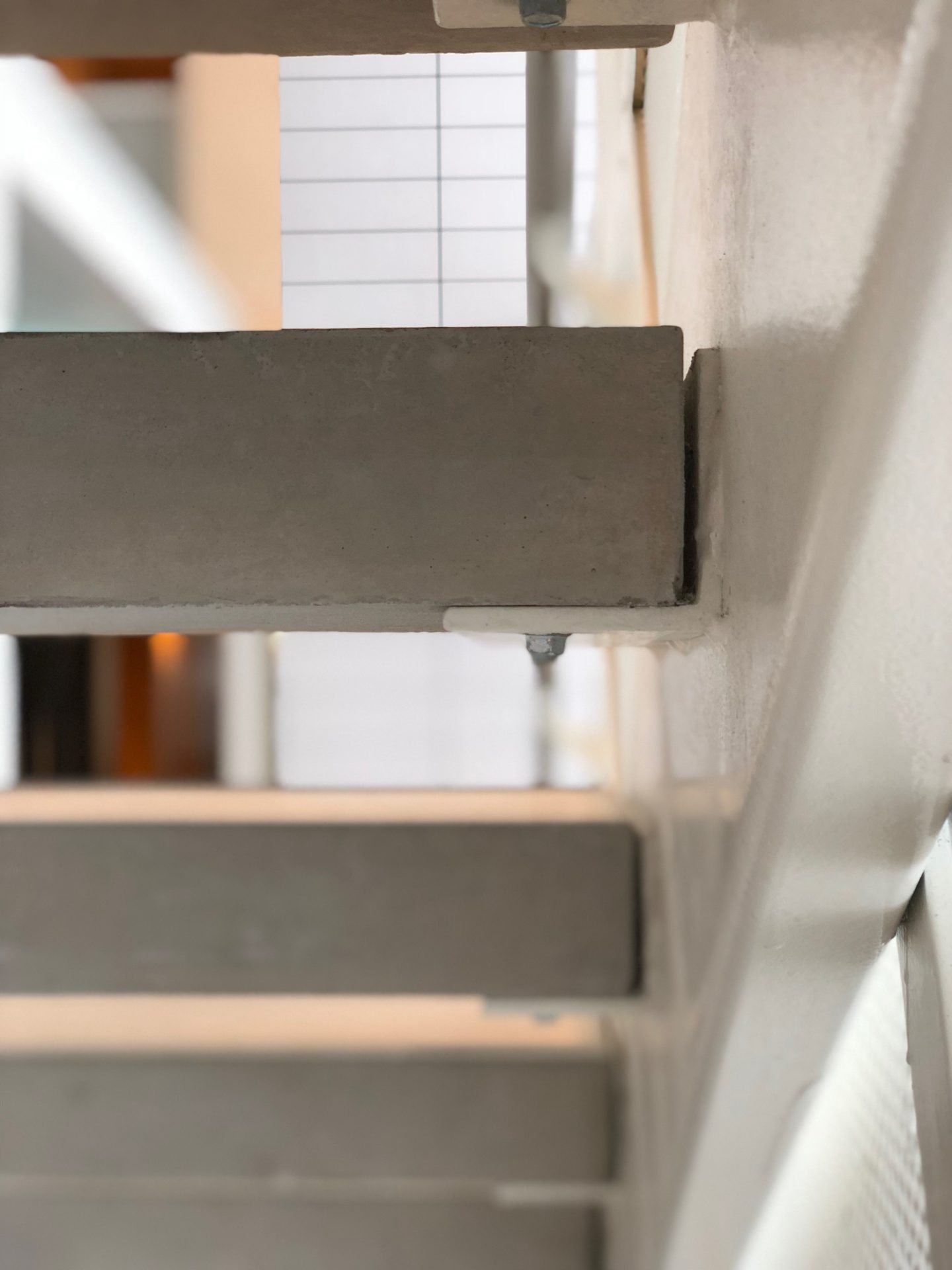 Precast concrete interior stairs